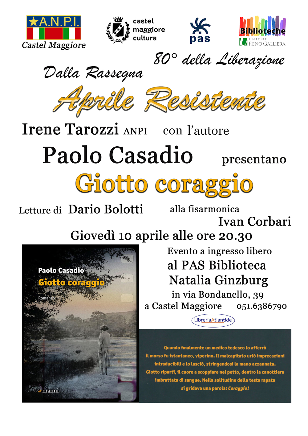 Locandina descrittiva dell'evento