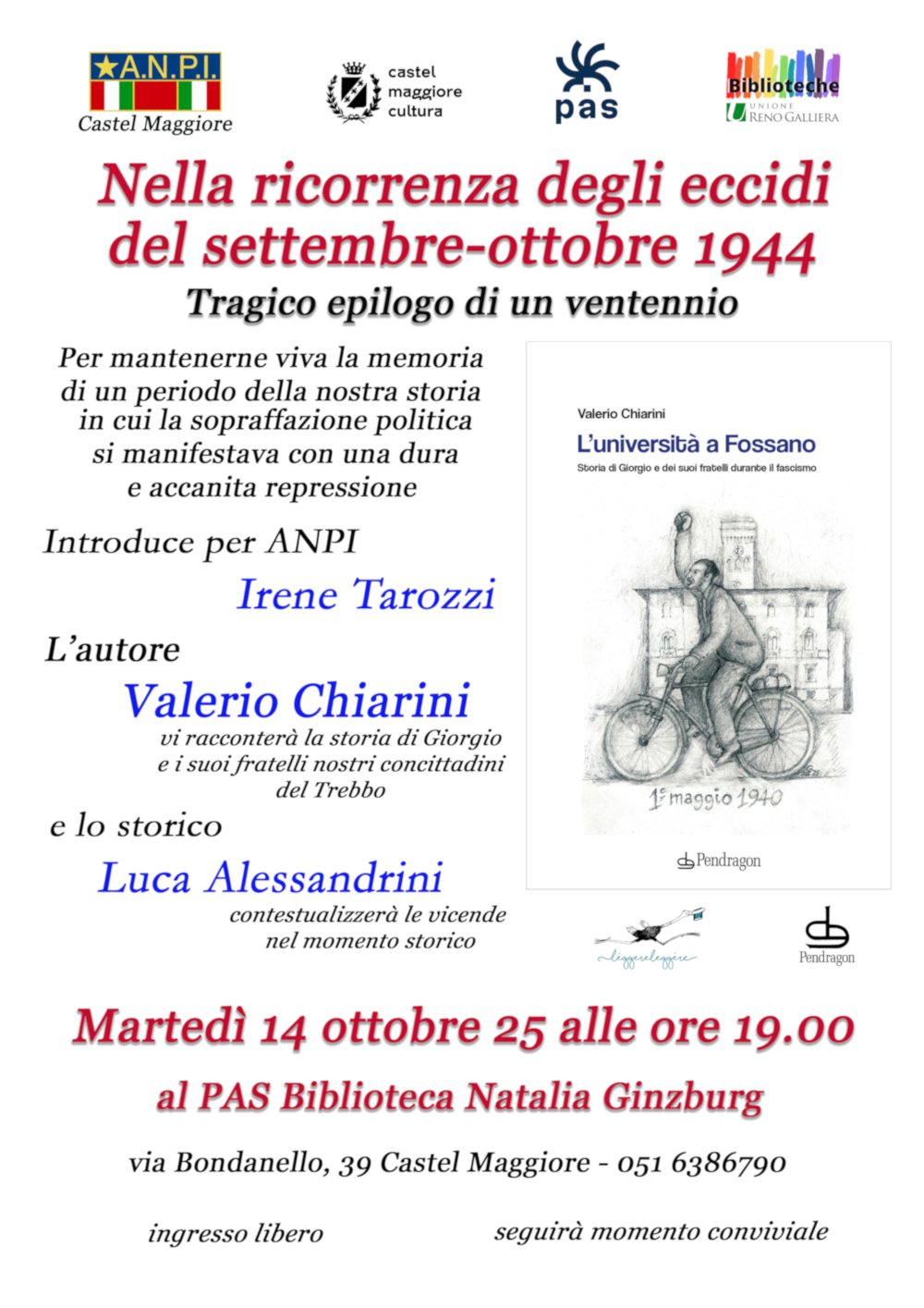Locandina descrittiva dell'evento