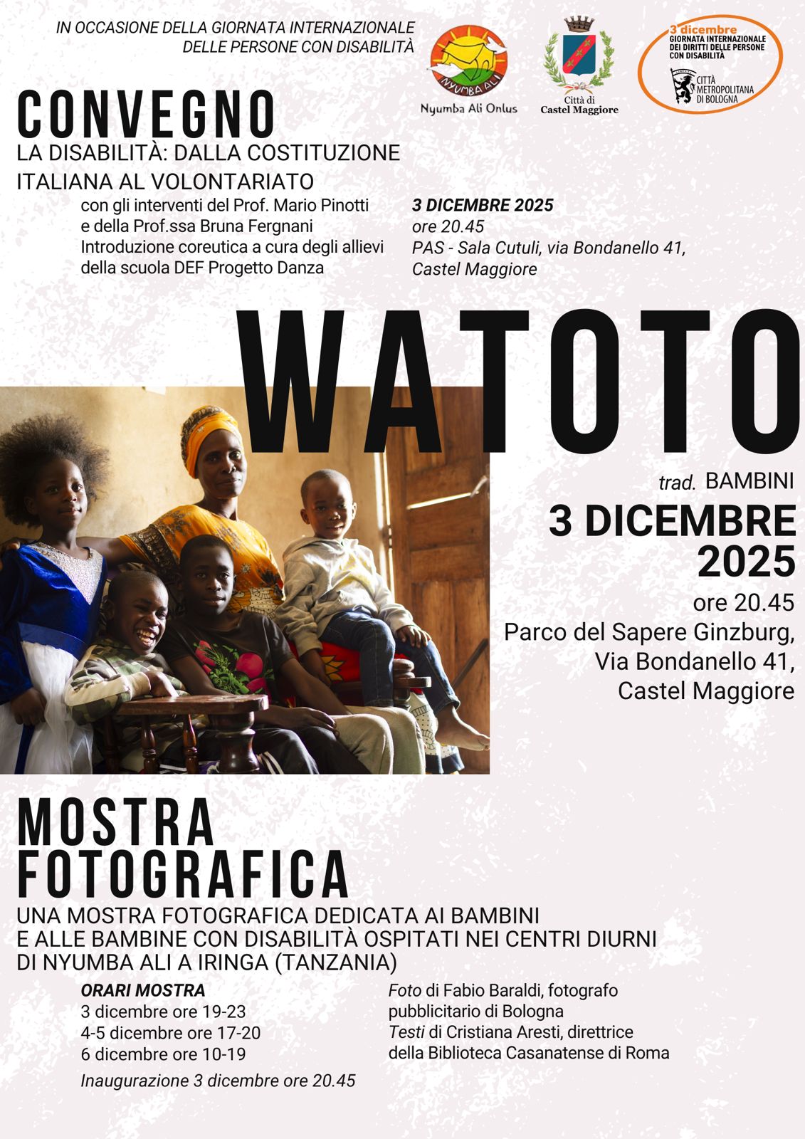 Locandina descrittiva dell'evento