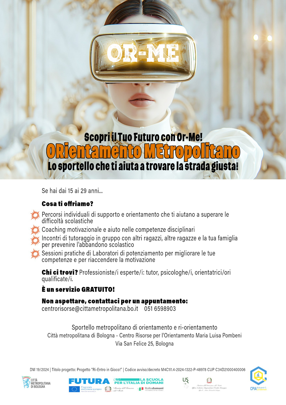 Volantino descrittivo progetto Or-me