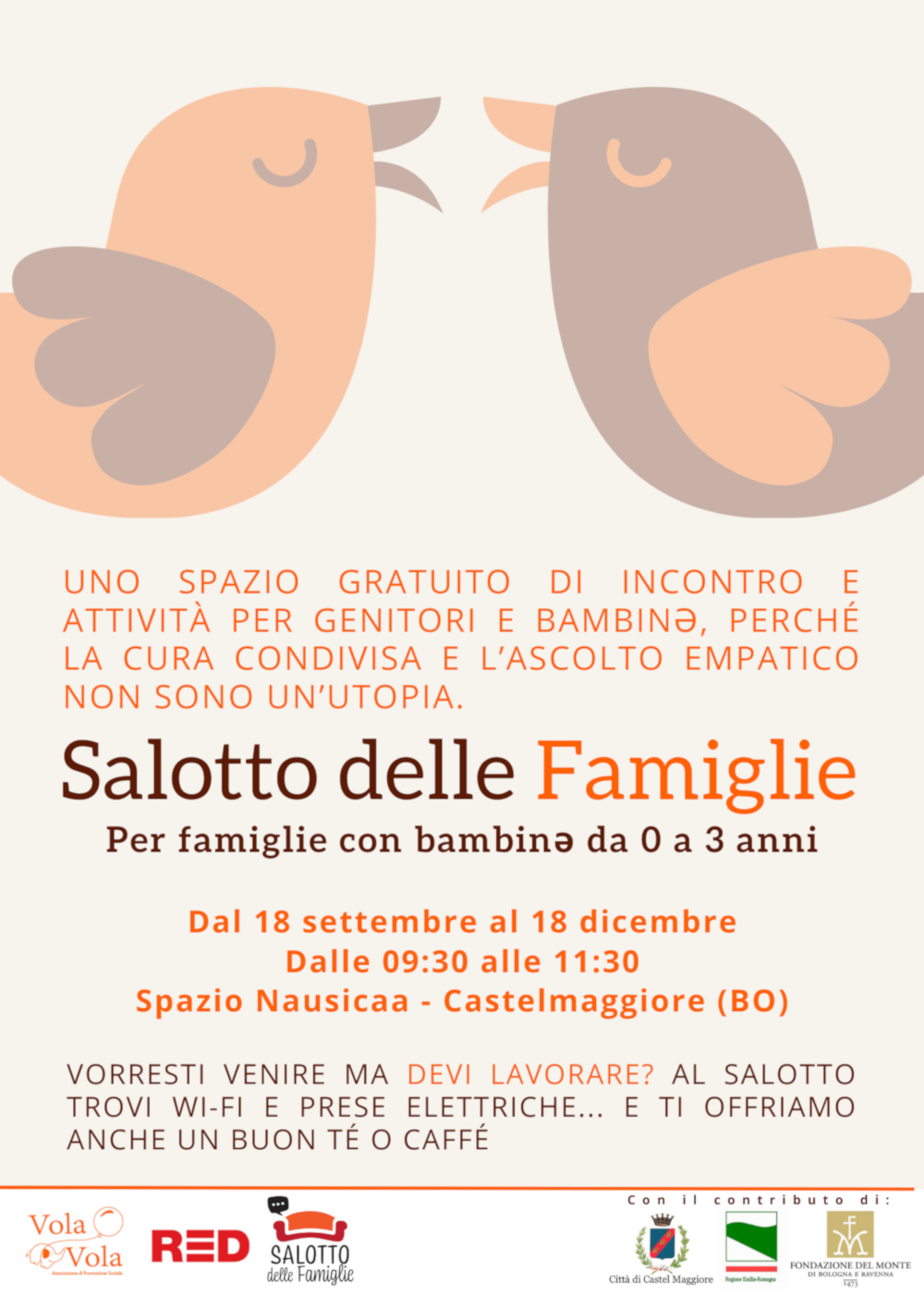 Locandina salotto famiglie