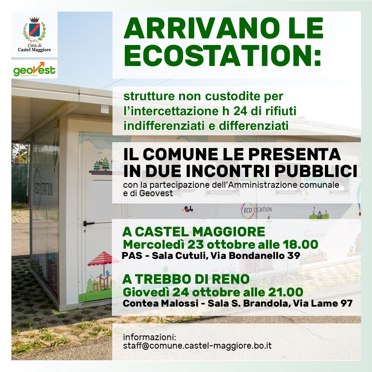 Arrivano le Ecostation