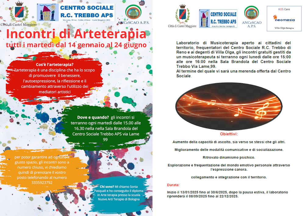 Arteterapia e Musicoterapia